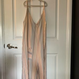Beach Riot Pastel striped jumpsuit